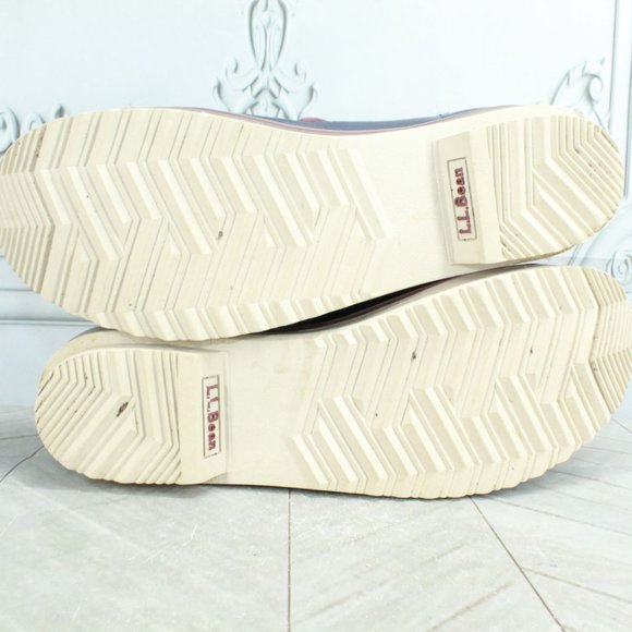 LL Bean Rangeley Multicolor Leather Insulated Ankle Pac Boots Size 11 M - Picture 9 of 9